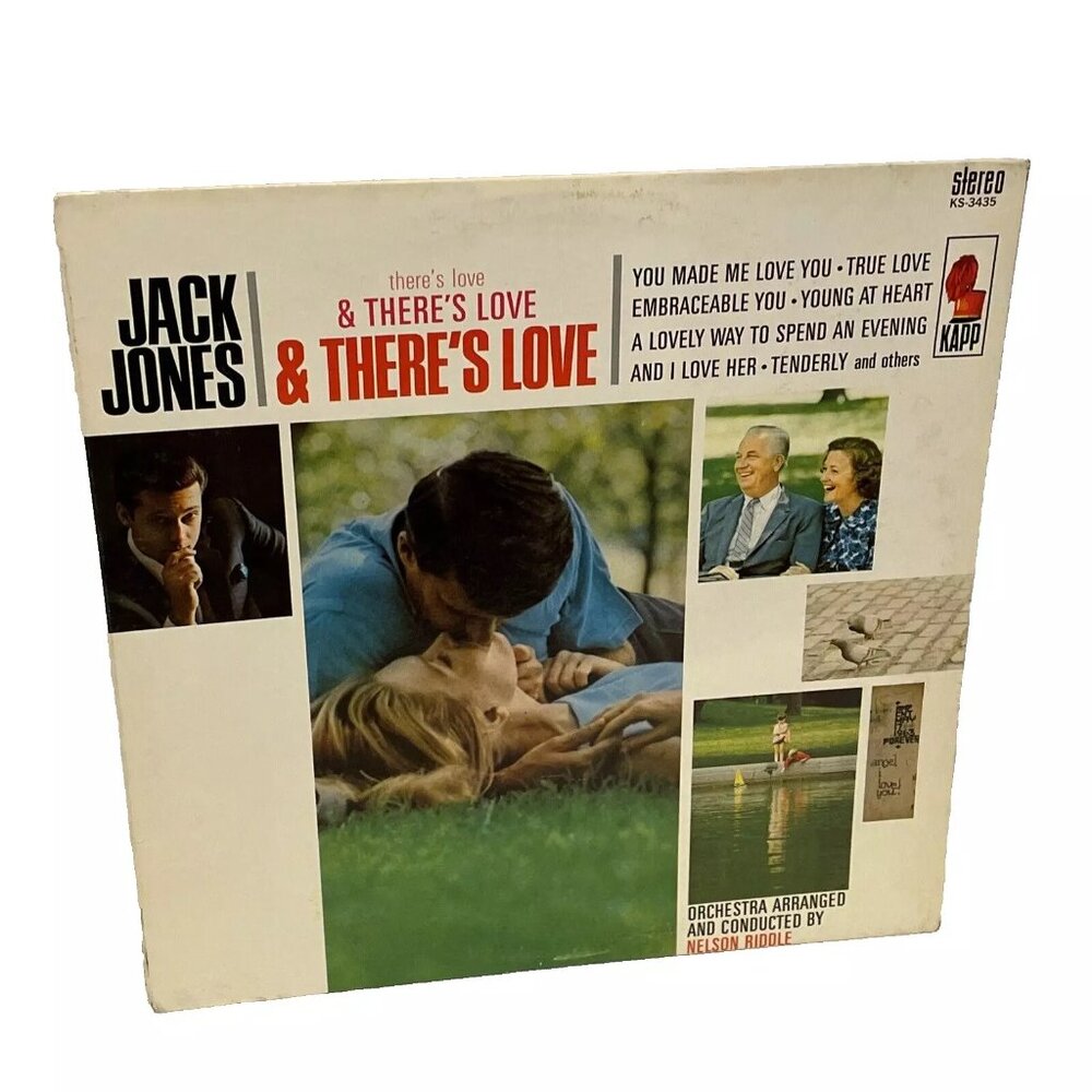 Jack Jones There's Love & There's Love & There's Love (Vinyl, 1965) Kapp Records
